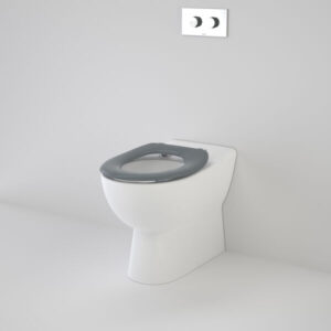 Leda Care Invisi Series Wall Faced Suite with Caravelle Care Single Flap Seat in Anthracite Grey Leda Care Invisi Series Wall Faced Suite with Caravelle Care Single Flap Seat in Anthracite Grey