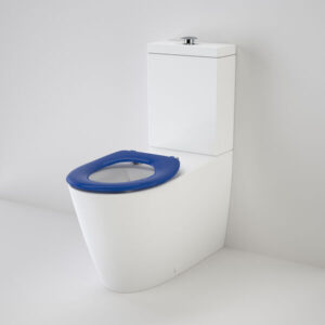 Care 800 Cleanflush Wall Faced Toilet Suite Caravelle Care SF SB with GermGard