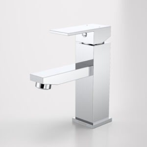 Quatro Solid Basin Mixer, Chrome