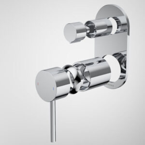 Liano II Bath/Shower Diverter Mixer – Gunmetal, Round Plate