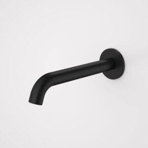 Liano II Matte Black Basin and Bath Outlet 210mm Round