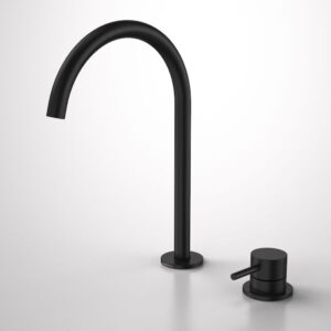 Liano II Mixer Set for Hob Basin/Sink 200mm Black Liano II Mixer Set for Hob Basin/Sink 200mm Black
