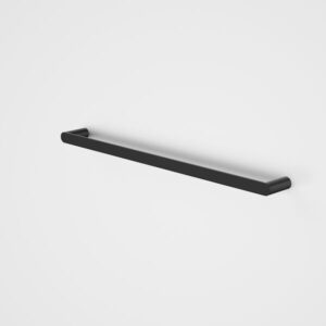 Urbane II Black Single Towel Rail – 625mm