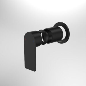 Urbane Bath Shower Trim Kit Round Plate -  Matte Black