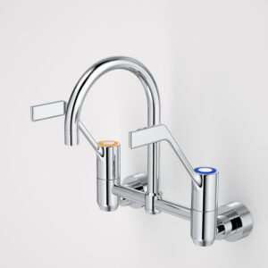 G Series Plus Lead Free Wall Sink Set with 160mm Spout and 150mm Handles