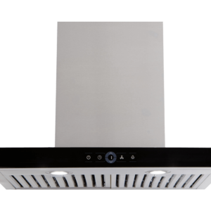 60cm Canopy Rangehood – Black Glass