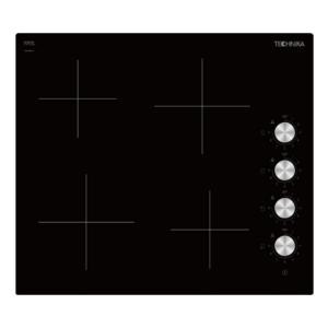 60cm Ceramic Cooktop with 4 Cooking Zones – Manual Controls