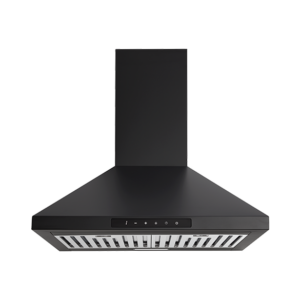 60cm Pyramid Canopy Rangehood - Matte Black Look