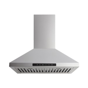 60cm Pyramid Canopy Stainless Steel with Baffle Filters
