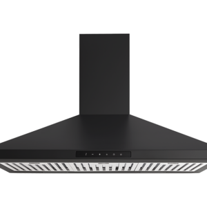 90cm Pyramid Canopy Rangehood - Matte Black Look