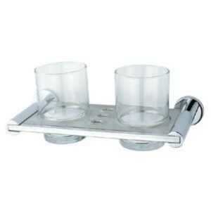 Double Tumbler Holder – Chrome