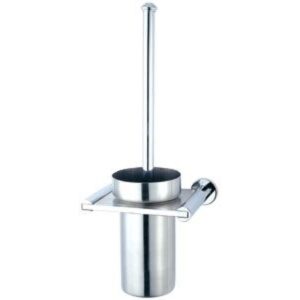 Toilet Brush Holder, Solid Brass