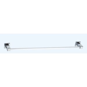 Single Towel Rail Solid Brass - 600mm