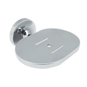 Solid Brass Soap Tray - Chrome