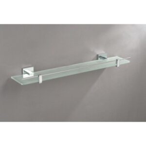 Polished Solid brass glass shelf