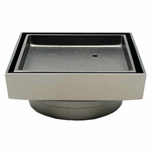 Gun metal tile insert floor grate