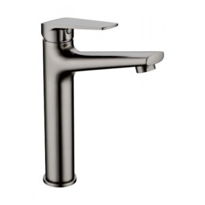 Gun Metal Tall Basin Mixer – Solid Brass