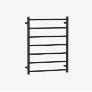 Heated Matte Balck Towel Rail 800mm(H)*630mm(W)