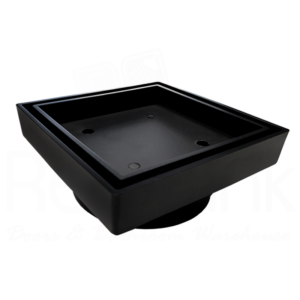 Black Tile Insert Grate - 100mm