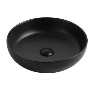 Matte Black Round Above Counter Basin - Bench Top