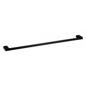Single Towel Rail, Matt Black