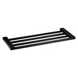 Bath Towel Rack, Matt Black