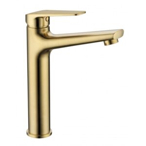 Tall Basin Mixer - Brushed Gold Tall Basin Mixer - Brushed Gold