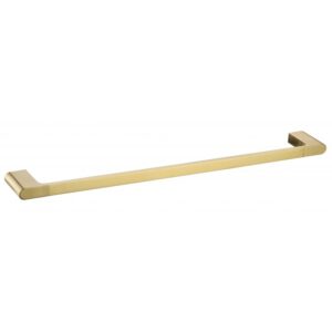 Soft Curve or Sleek Edge - Brushed Gold Towel Rail