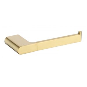 Soft Curve Toilet Paper Holder in Brushed Gold Finish Soft Curve Toilet Paper Holder in Brushed Gold Finish