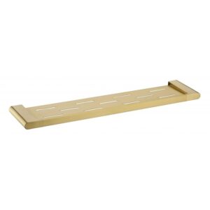Solid Brass Shelf – Sleek Brushed Gold