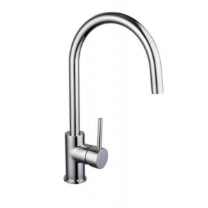 Aurex Polished Chrome Kitchen Mixer – Solid Brass