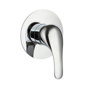 Aurex Wall Mixer Chrome Solid Brass