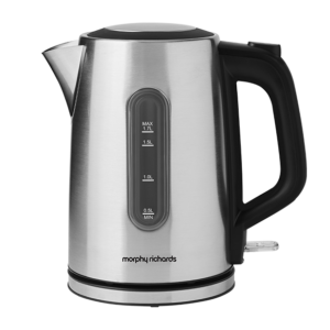 Equip 1.7L Jug Kettle - Stainless Steel with Dolly Switch & 360° Rotating Base