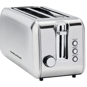 Equip 4-Slice Long Slot Toaster – Dual Slot Operation with Stainless Steel Finish