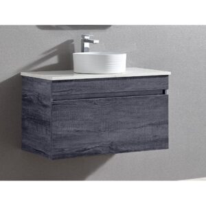 CW900 with wall hung vanity – Dark Walnut CW900 with wall hung vanity – Dark Walnut