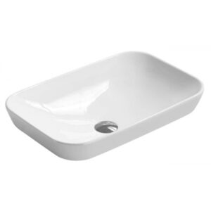 White Semi - Insert Basin