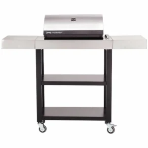Crossray Electric Bbq Trolley With Foldable Shelves