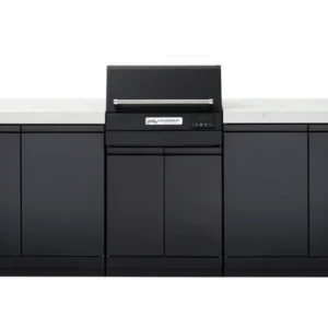 Crossray Tce22ht Extreme Electric Bbq Kitchen With White Benchtops & Cabinets