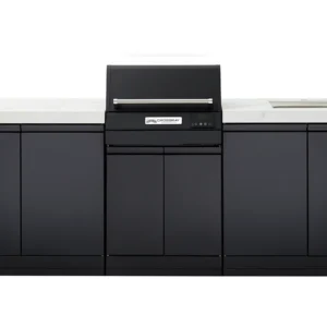 Crossray Tce22ht Extreme Electric Bbq With Sink & White Stone Benchtops