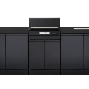 Crossray Tce22ht Extreme Electric Bbq With Sink & Black Stone Benchtops