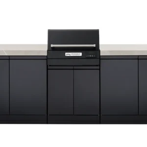 Crossray Tce22ht Extreme Electric Bbq Kitchen With Grey Benchtops & Cabinets