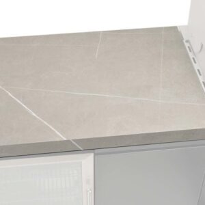 Flat Benchtop – Grey Sintered Finish for Side Setup