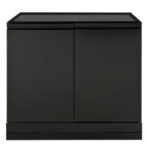 Double Side Cabinet – Zinc/Black Coated Steel, 900mm