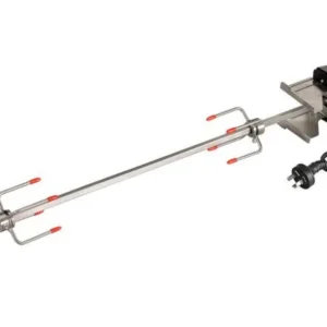 Crossray Rotisserie Kit With Motor - 2 Burner