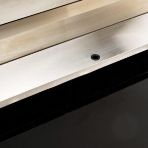 Built-In Kit (Back) for 4 Burner BBQ – SS Brackets & Cover Panel
