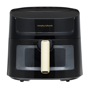 6.5L Soft Gold Digital Air Fryer - Black Finish with LED Display