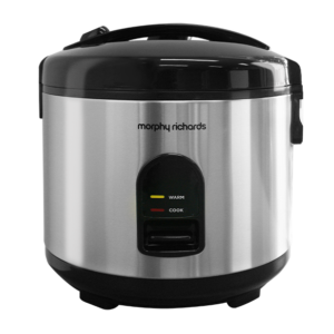 10 Cup Stainless Steel Rice Cooker Non-Stick & 1.8L Cook