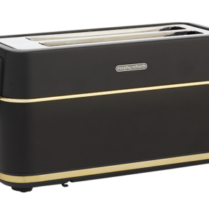 Signature Soft Gold 4-Slice Toaster - Matte Black with Multiple Functions
