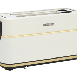 Signature Soft Gold 4-Slice Toaster - Matte White with Long Slots
