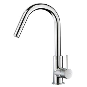Culinary Gooseneck Pull Out Sink Mixer – Chrome